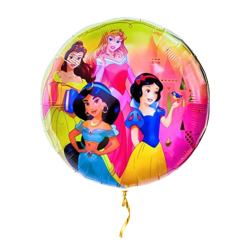 Disney Prinsessen Ballon – met helium gevuld, met gouden lint