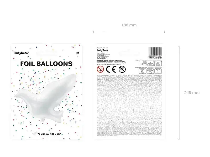 Duif Folie Ballon 77 cm - Ballonnenshop.nl