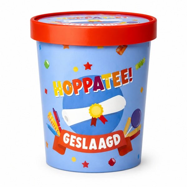 Een zoete verrassing voor iemand die geslaagd is. Mooi om dit trotse moment nog feestelijker te maken (250 gram). - Ballonnenshop.nl