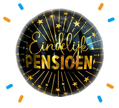 Eindelijk Pensioen Helium Ballon