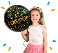Eindelijk Pensioen Helium Ballon - Gevuld Met Helium - 46 cm - Ballonnenshop.nl
