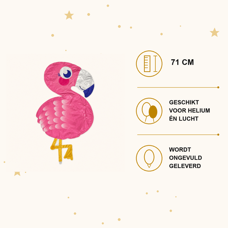 Flamingo Folie Ballon 71 cm - Ballonnenshop.nl