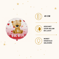 Folie Ballon Beer Big Hug - 45 cm - Ballonnenshop.nl