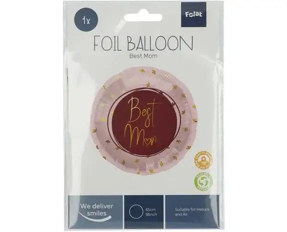 Folie Ballon Best Mum - 45 cm - Ballonnenshop.nl