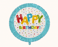 Folie Ballon Happy Birthday Ballonnen - 45 cm - Ballonnenshop.nl