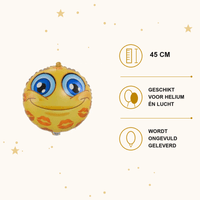 Folie Ballon Kusjes - 45 cm - Ballonnenshop.nl
