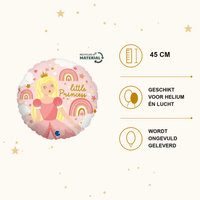 Folie Ballon Little Princess - 45 cm - Ballonnenshop.nl