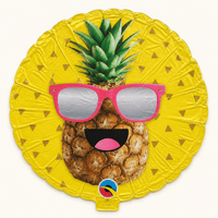 Folie Ballon Party Ananas - 45 cm - Ballonnenshop.nl