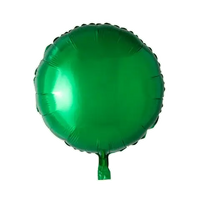 Folie Ballon Rond Groen - 46 cm - Ballonnenshop.nl
