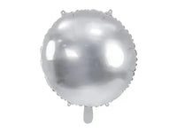 Folie Ballon Rond Zilver 45 cm - Ballonnenshop.nl