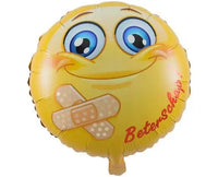 Folie Ballon Smiley Beterschap - 45 cm - Ballonnenshop.nl