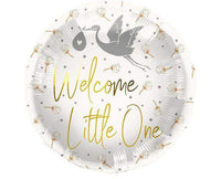Folie Ballon Welcome Little One - 45 cm - Ballonnenshop.nl
