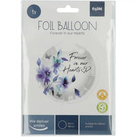 Forever In Our Hearts Folie Ballon - 45 cm - Ballonnenshop.nl