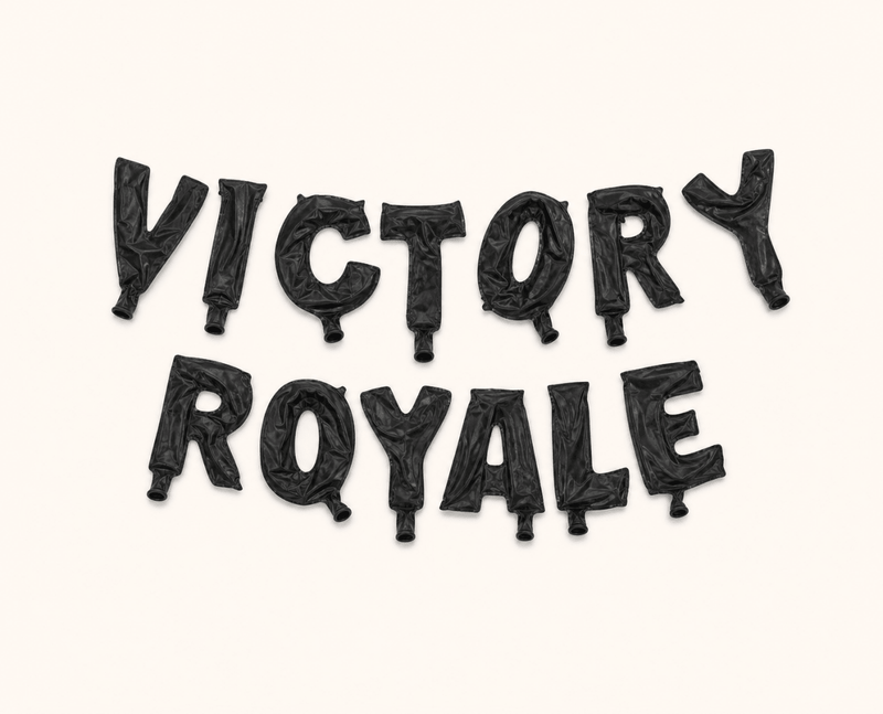 Fortnite Victory Royale Letter Ballonnen - Ballonnenshop.nl