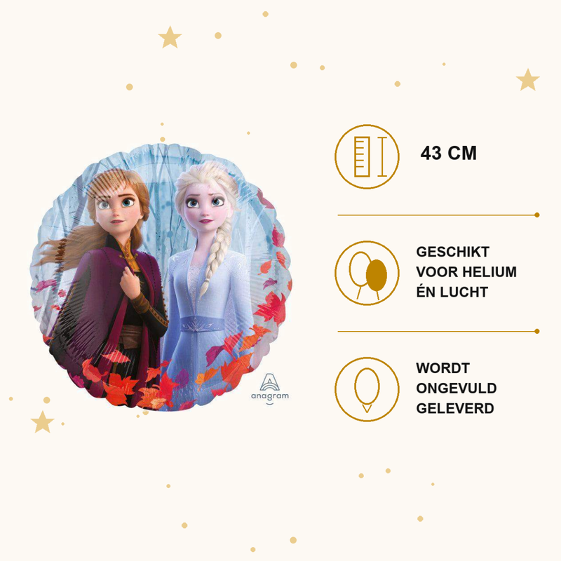 Frozen Folie Ballon - 43 cm - Ballonnenshop.nl