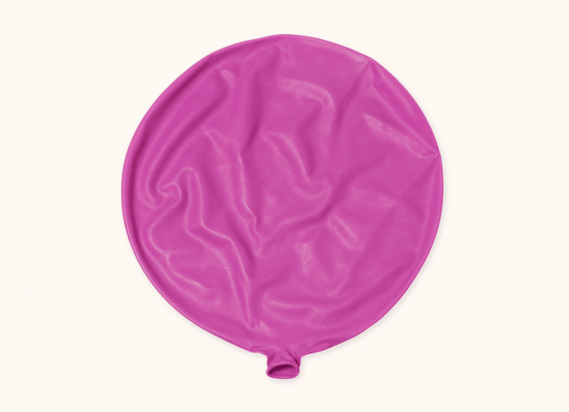 Fuchsia Mega Ballon 60 cm - Ballonnenshop.nl