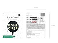 Game Over Folie Ballon 45 cm - Ballonnenshop.nl