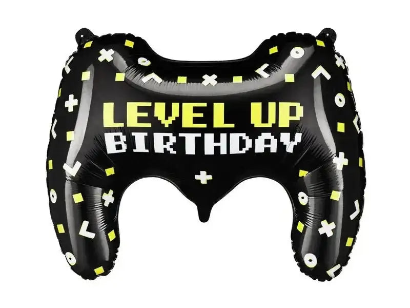 Gamecontroller Level Up Folie Ballon - 72 cm - Ballonnenshop.nl