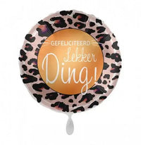 Gefeliciteerd Lekker Ding Folie Ballon - 43 cm - Ballonnenshop.nl