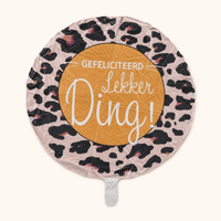Gefeliciteerd Lekker Ding Folie Ballon - 43 cm - Ballonnenshop.nl
