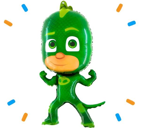 Gekko PJ Masks Helium Ballon - Gevuld Met Helium - 96 cm - Ballonnenshop.nl