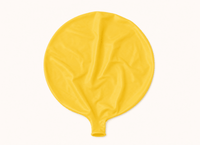 Gele Mega Ballon 60 cm - Ballonnenshop.nl