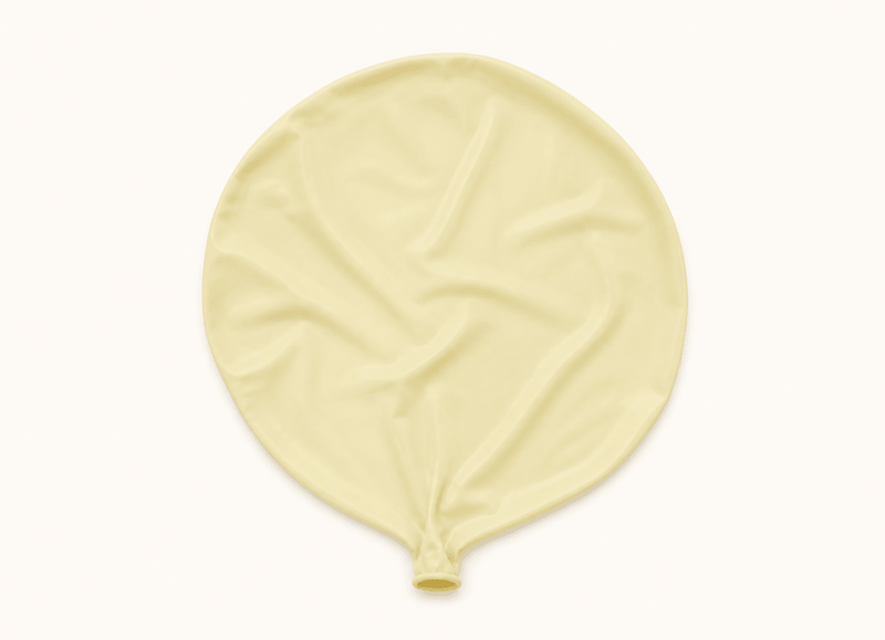 Gele Mega Ballon Pastel XL 91 cm - Ballonnenshop.nl