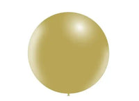 Gele Mega Ballon Vintage 60 cm - Ballonnenshop.nl