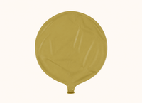Gele Mega Ballon Vintage XL 91 cm - Ballonnenshop.nl
