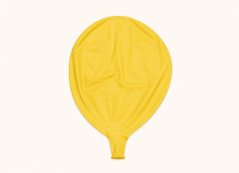 Gele Mega Ballon XL 91 cm - Ballonnenshop.nl