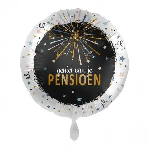 Geniet Van Je Pensioen Folie Ballon - 43 cm - Ballonnenshop.nl