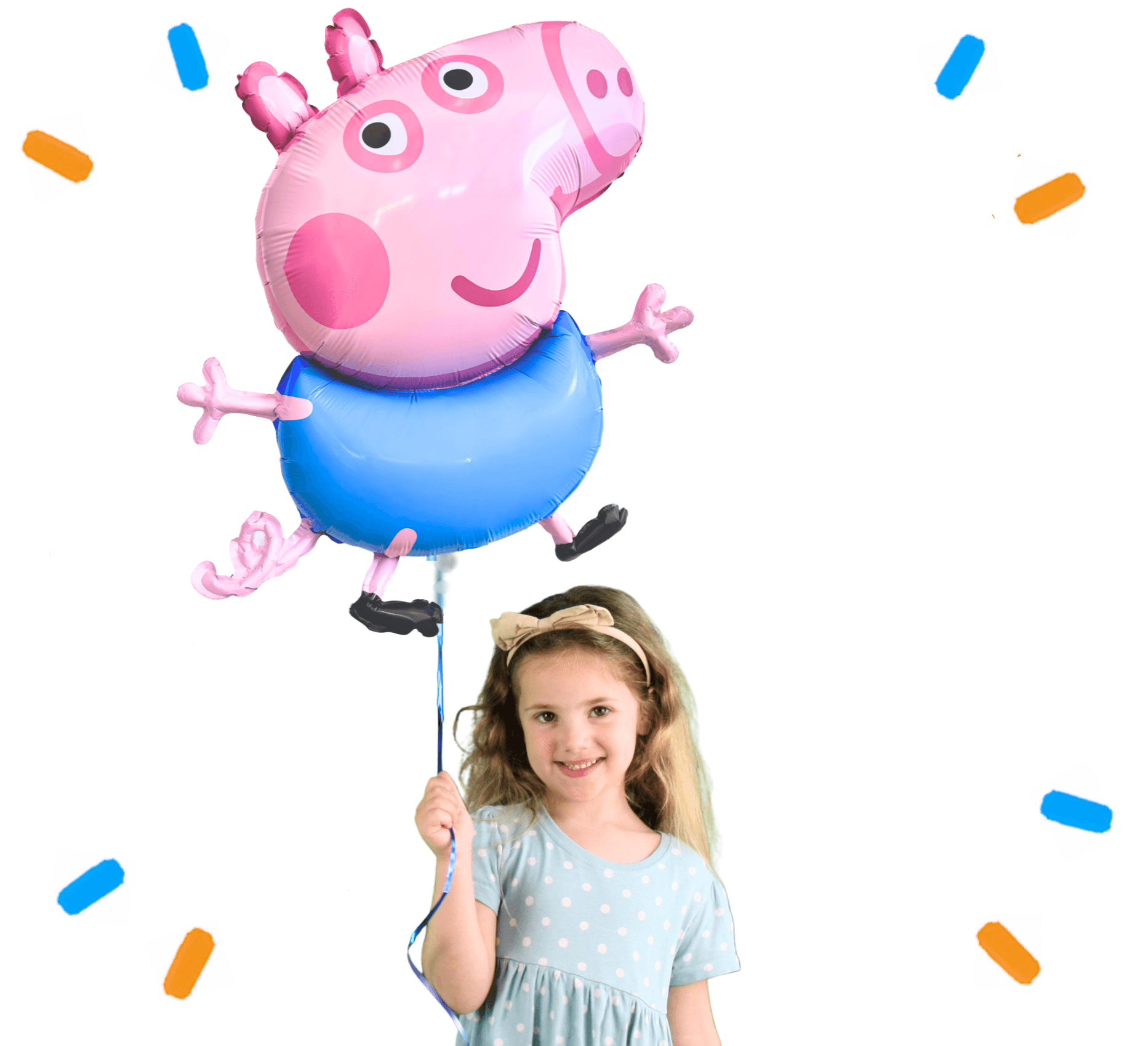 George Helium Ballon - Gevuld Met Helium - 76 cm