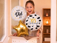 Geslaagd Trosje Helium Ballonnen - Gevuld Met Helium - 45 cm - Ballonnenshop.nl