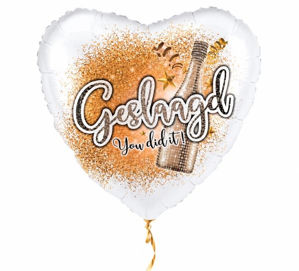 Geslaagd You Did It Helium Ballon - Gevuld Met Helium - 46 cm - Ballonnenshop.nl