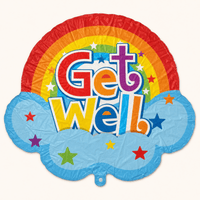 Get Well Folie Ballon - 45 cm - Ballonnenshop.nl