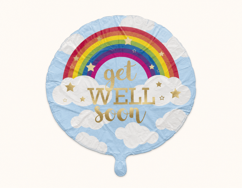 Get Well Soon Folie Ballon - 45 cm - Ballonnenshop.nl