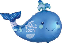 Get Whale Soon Folie Ballon - 86 cm - Ballonnenshop.nl