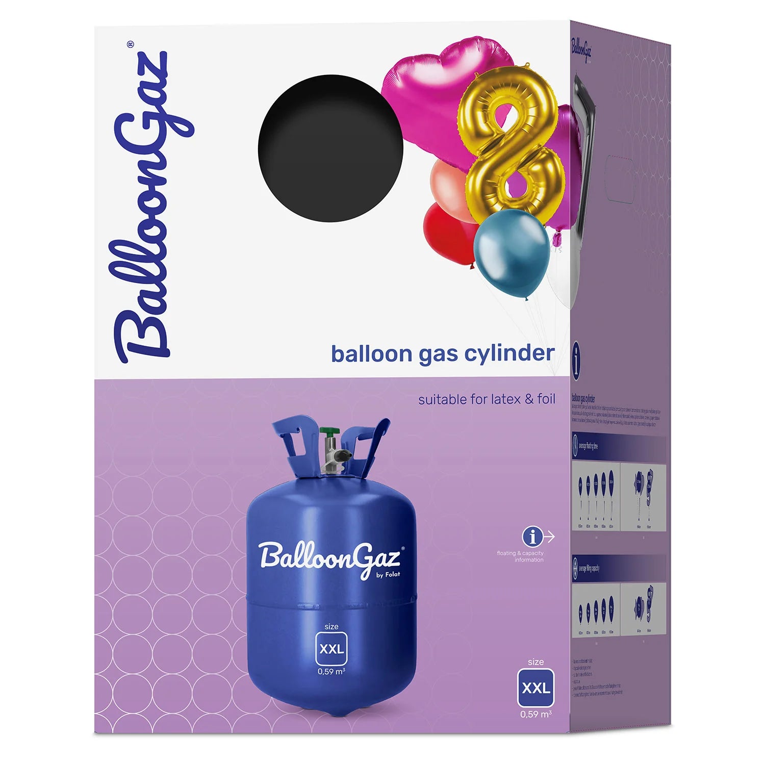 Helium tank 86 ballonnen - 99,9% Pure Helium