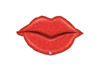Glitter Lippen - Folie Ballon - 99 cm - Ballonnenshop.nl