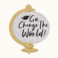Go Change The World Folie Ballon - 58 cm - Ballonnenshop.nl