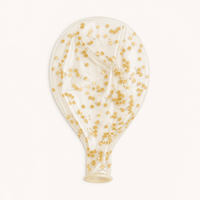 Gouden Confetti Ballonnen - 6 stuks - 30,5 cm - Ballonnenshop.nl