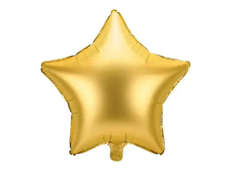 Gouden Ster Folie Ballon 48 cm - Ballonnenshop.nl