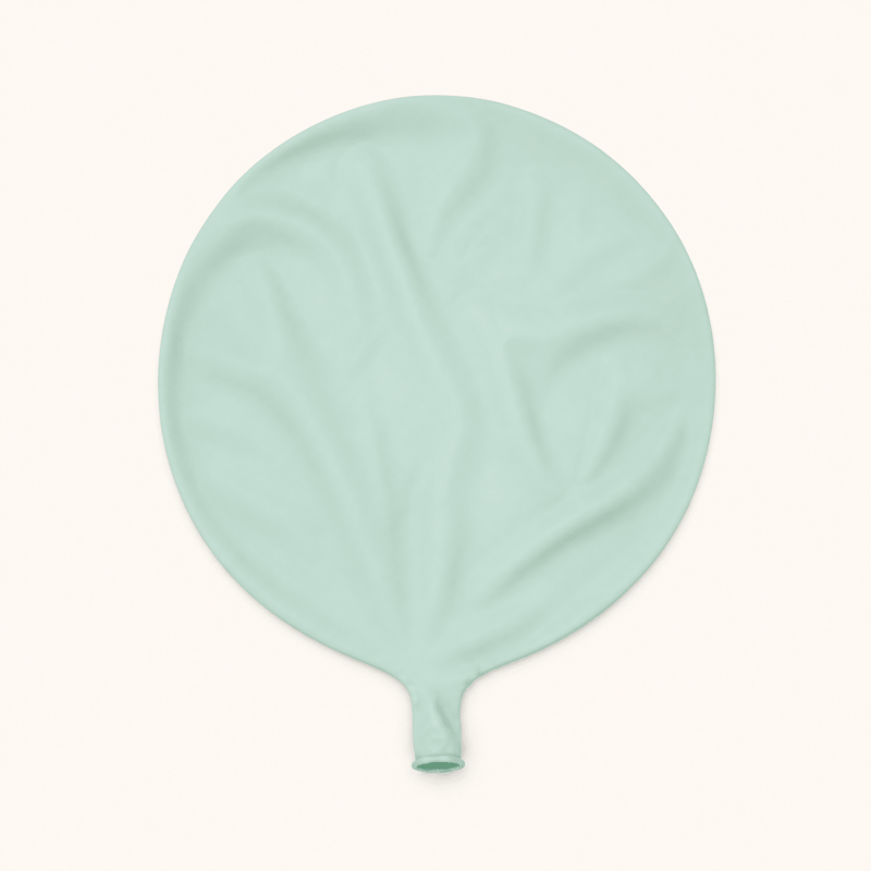 Groene Mega Ballon Pastel 60 cm - Ballonnenshop.nl