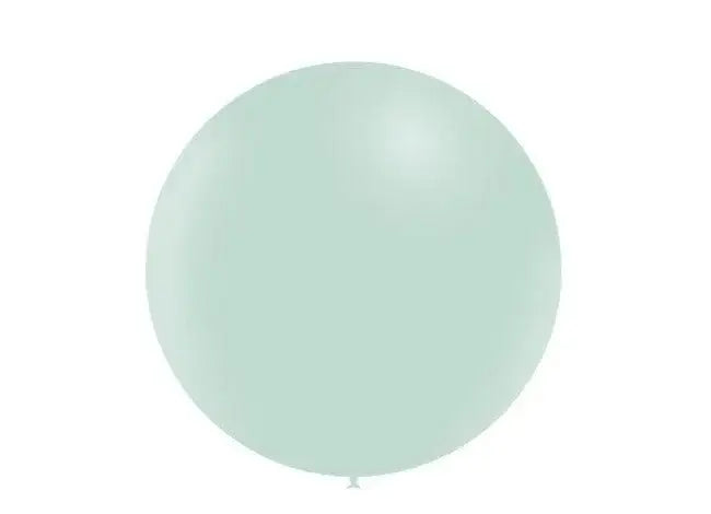 Groene Mega Ballon Pastel 60 cm - Ballonnenshop.nl