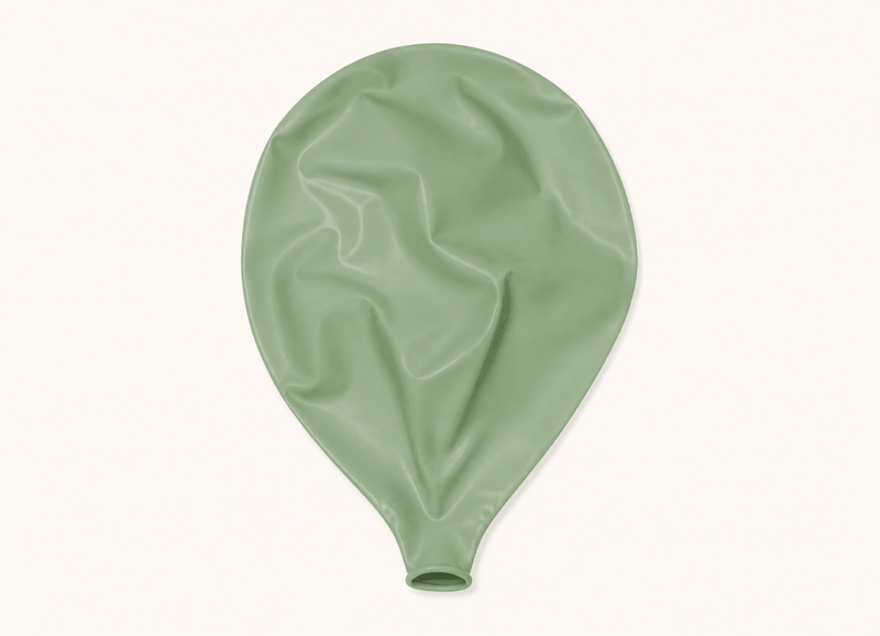 Groene Mega Ballon Vintage 60 cm - Ballonnenshop.nl