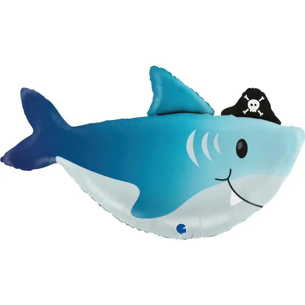 Haai Helium Ballon - Gevuld Met Helium - 74 cm - Ballonnenshop.nl
