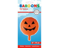 Halloween Pompoen Folie Ballon - 45 cm - Ballonnenshop.nl