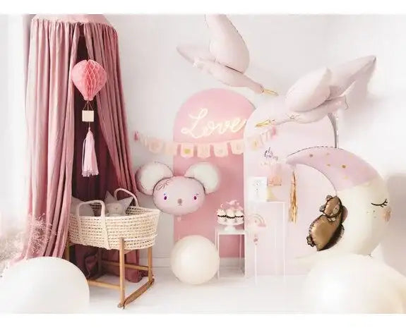 Halve Maan Met Beertje Folie Ballon 98 cm - Ballonnenshop.nl