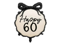 Happy 60 Folie Ballon - 46 cm - Ballonnenshop.nl