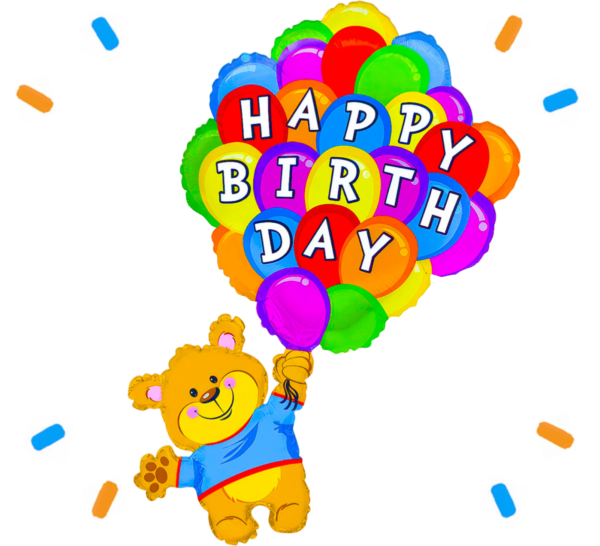 Happy Birthday Beer Helium Ballon - Gevuld Met Helium - 86 cm - Ballonnenshop.nl